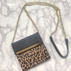 Steve Madden Leopard Crossbody Clutch